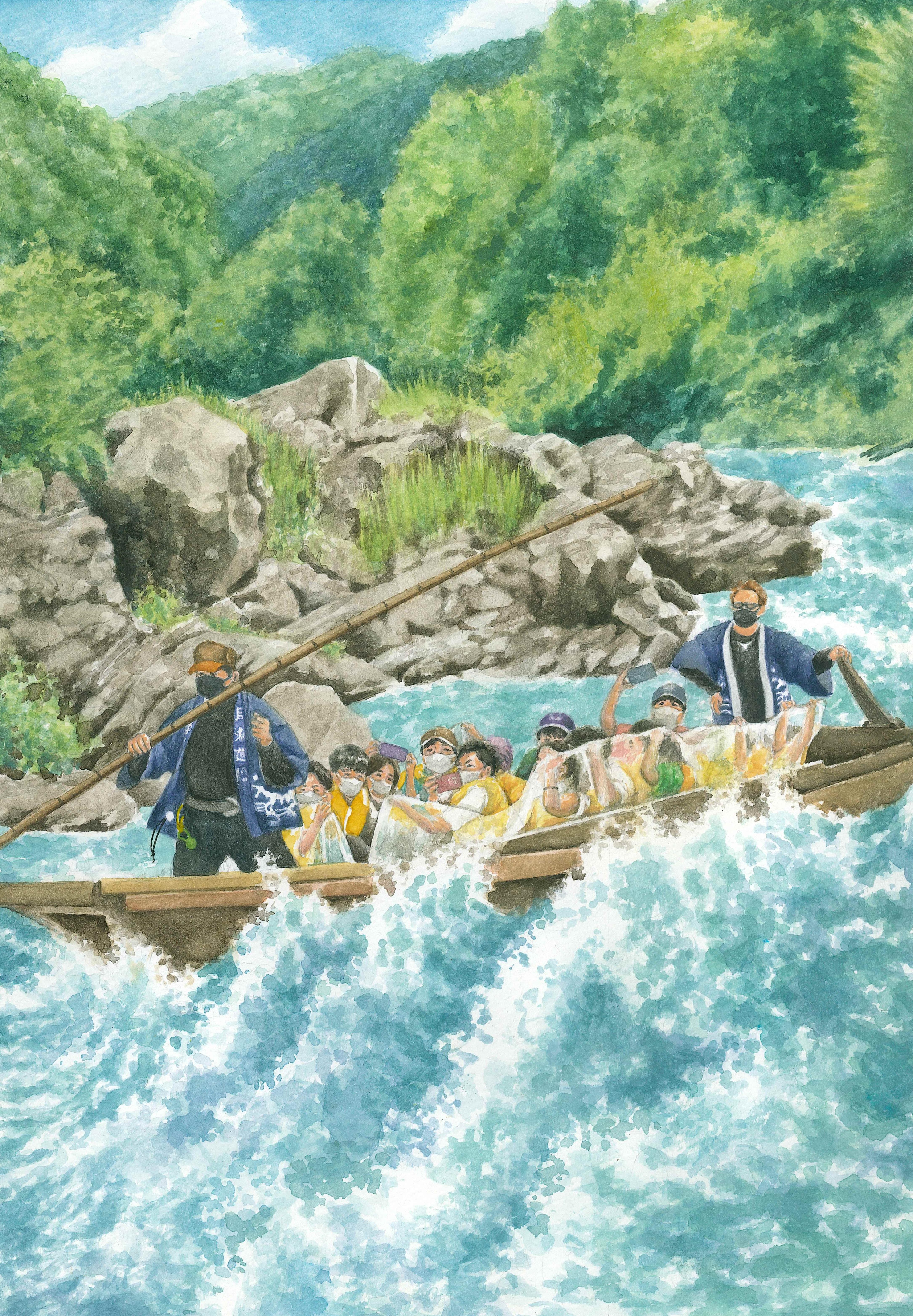 光宗薫 「緑光の夏飛沫」